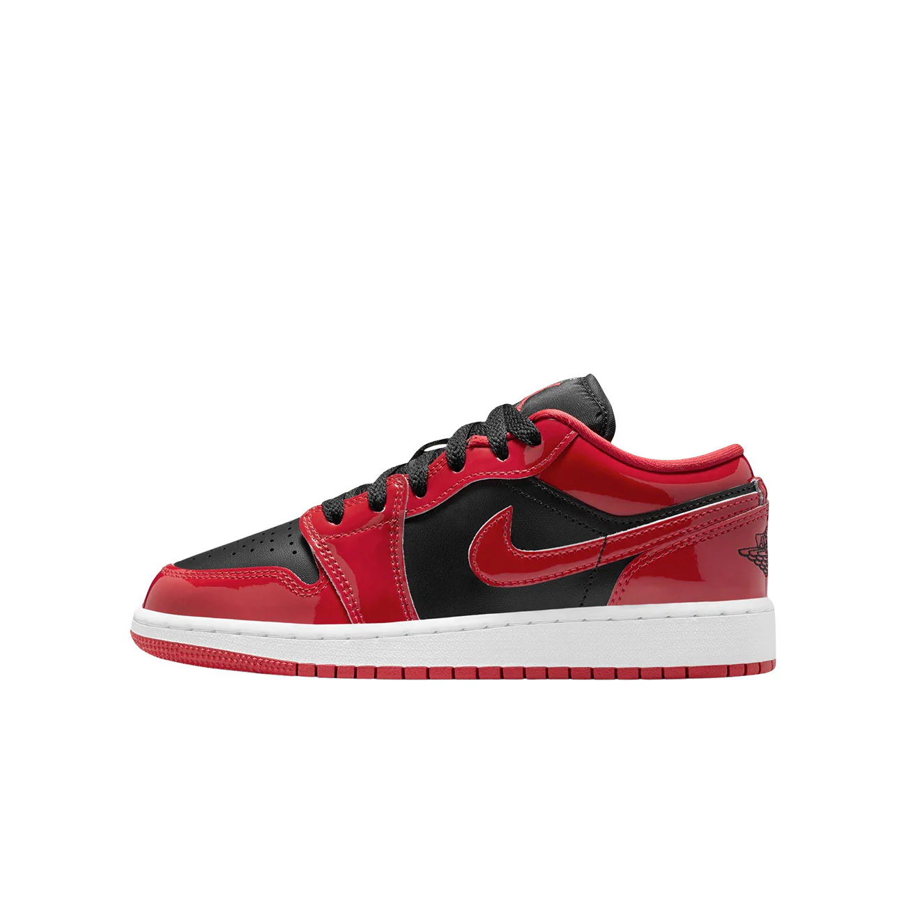 Air Jordan 1 Low SE (GS) (Black/varsity Red-white)