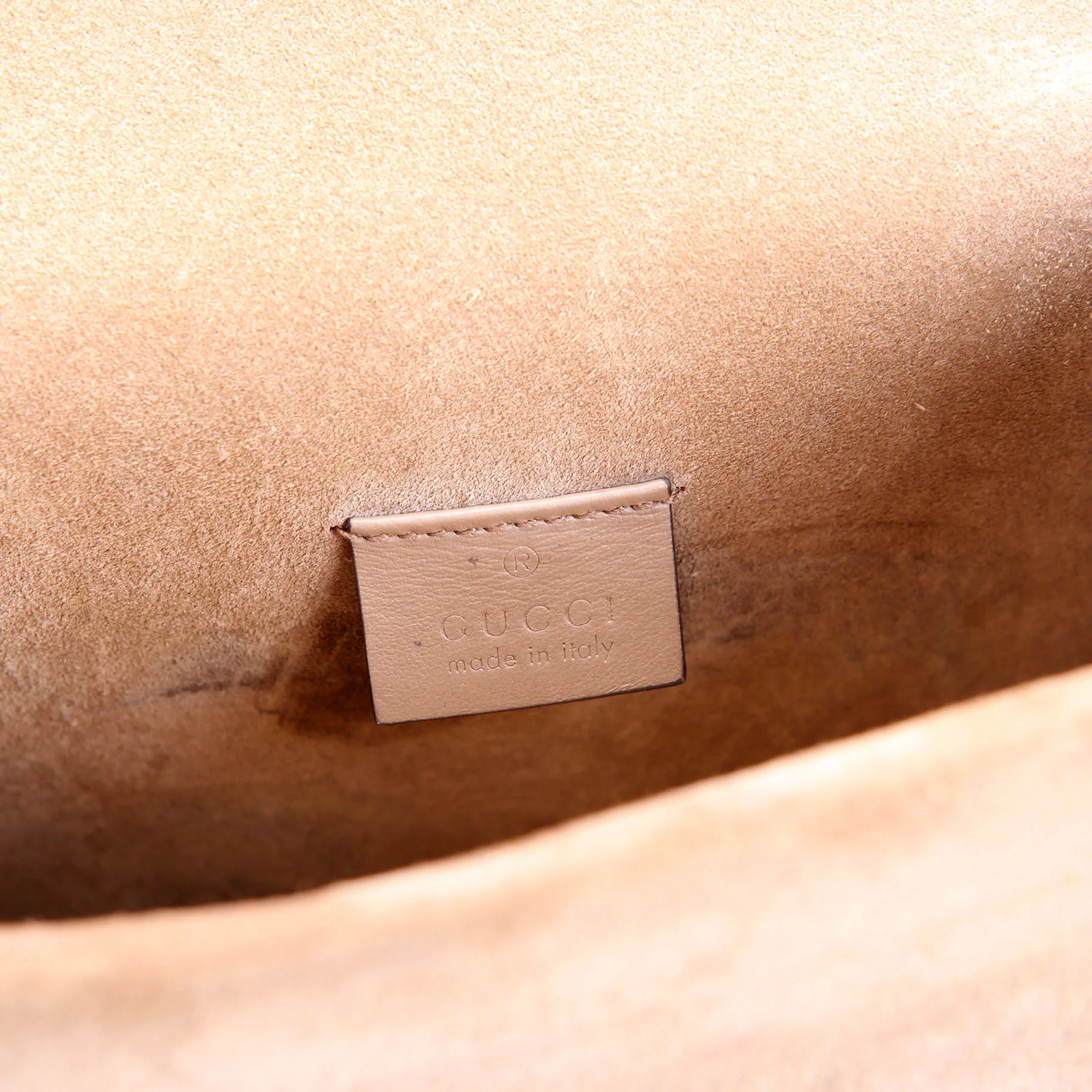 421970 Dionysus GG Shoulder Mini Taupe