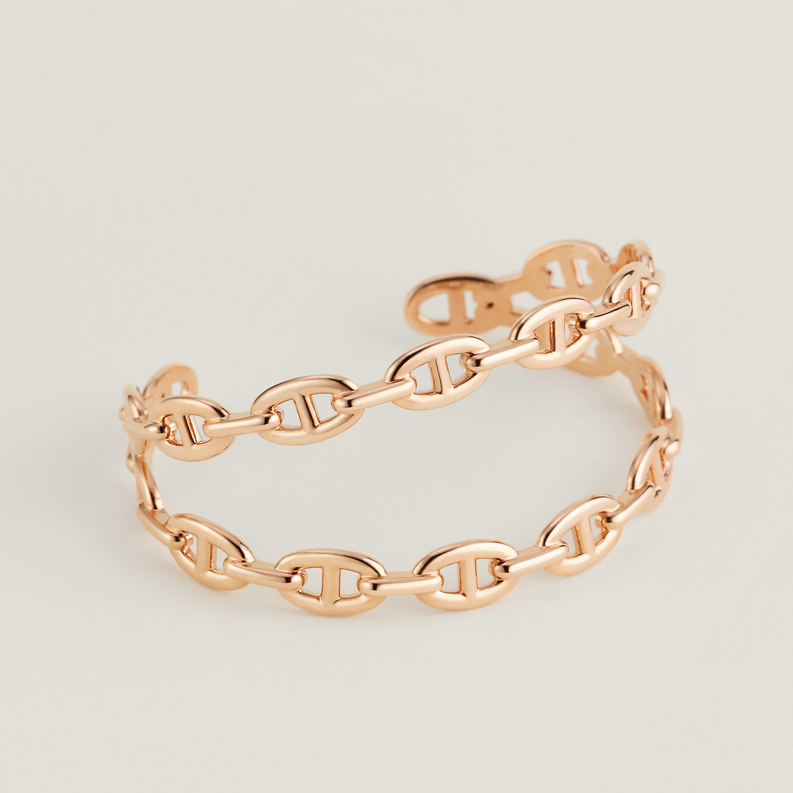 Chaine d'ancre Enchainee double bracelet