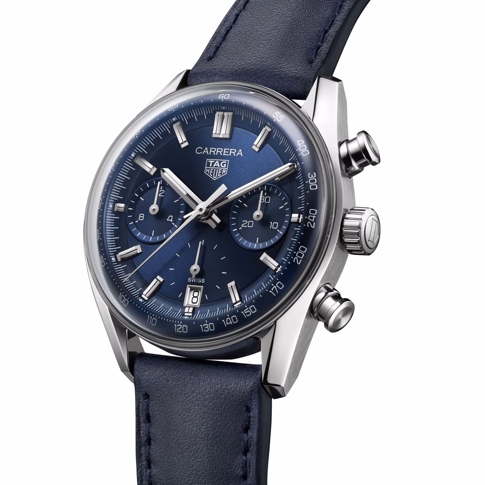 【7A Quality】TAG Heuer Carrera Chronograph 39mm Mens Watch Blue CBS2212.FC6535