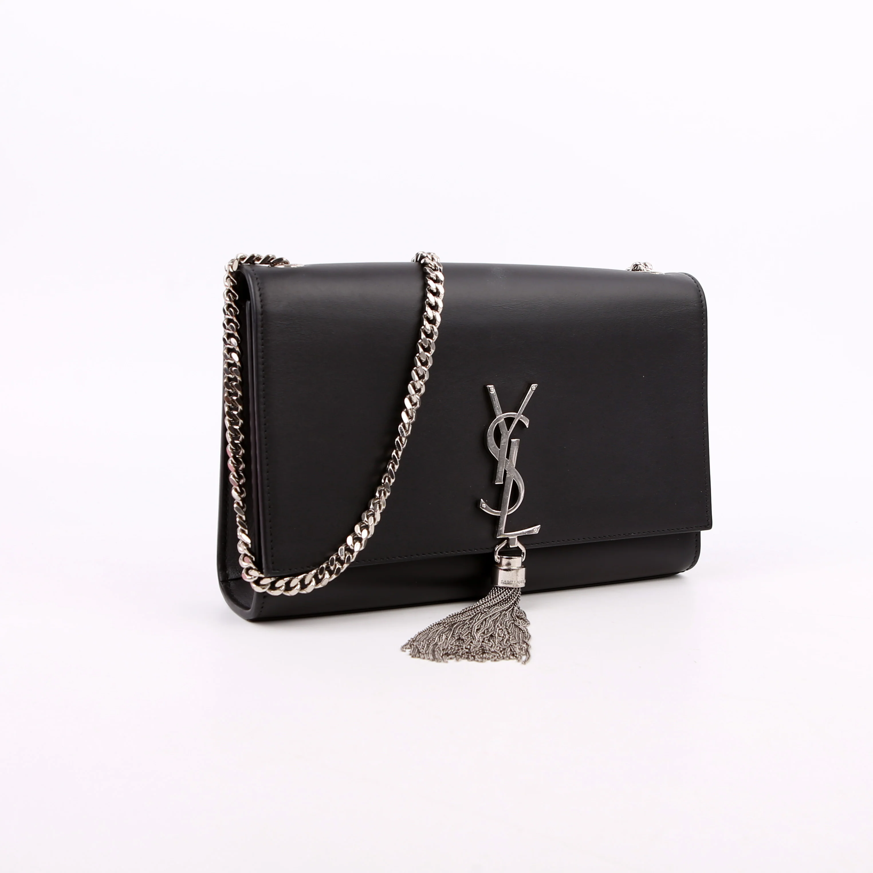 SAINT LAURENT Kate Tassel Satchel Medium Black