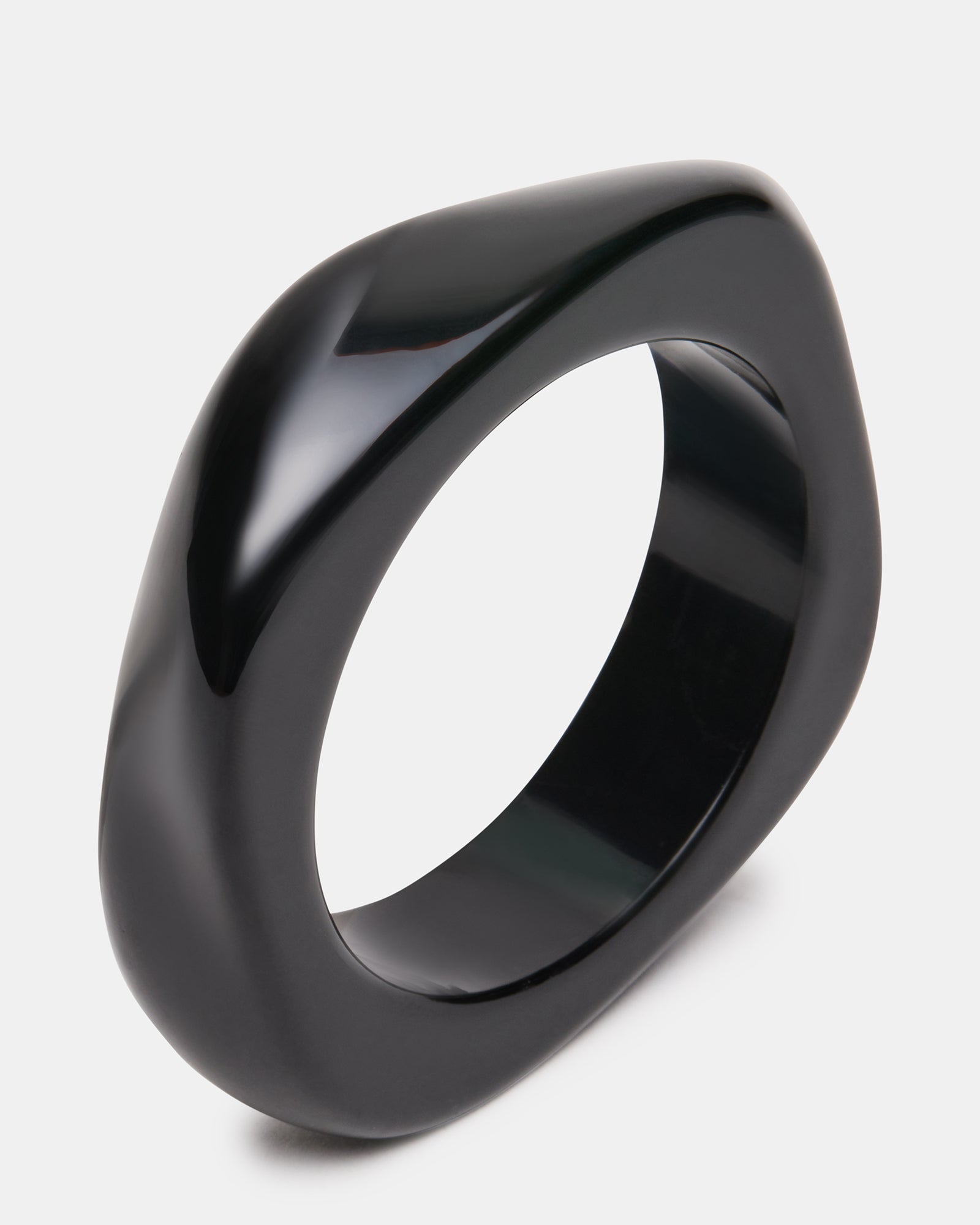 Curved Retro Bracelet Black