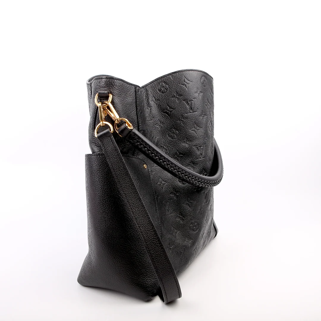 LOUIS VUITTON Bagatelle Hobo Empreinte Black