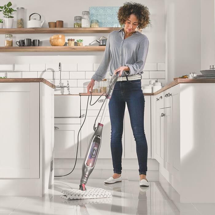 SHARK - Scopa a vapore  KLIK 'N' FLIP S6003EU-Bordeaux/Grigio metallizzato