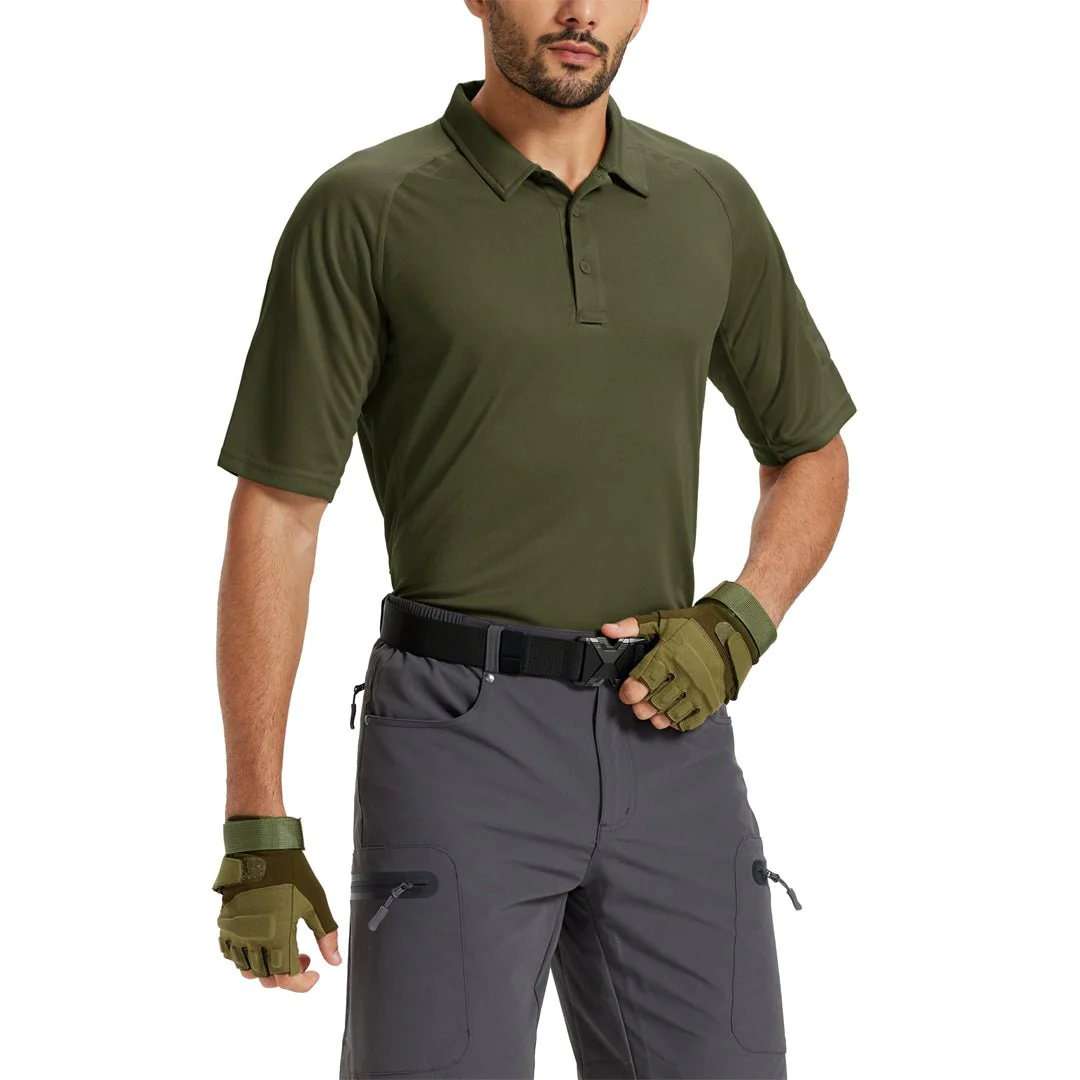 Men's UPF 50+ Performance Tactical Polo Shirt