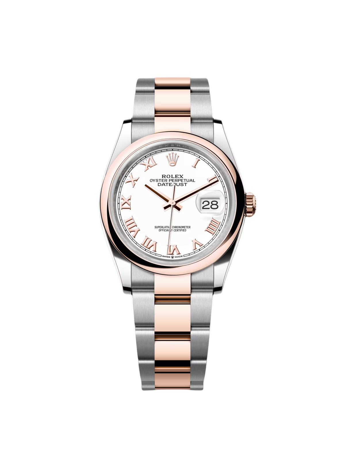 RLX  Datejust 36mm 126201 White Dial Oyster Bracelet Watch
