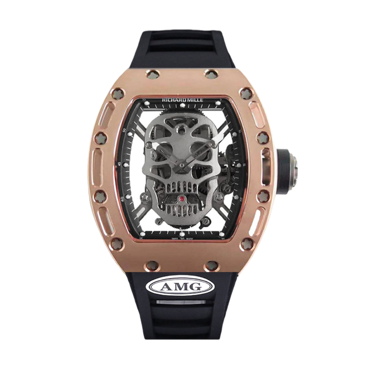 【7A Quality】Richard Mille RM052 Skeleton Tourbillon Replica Watch – Rose Gold Case