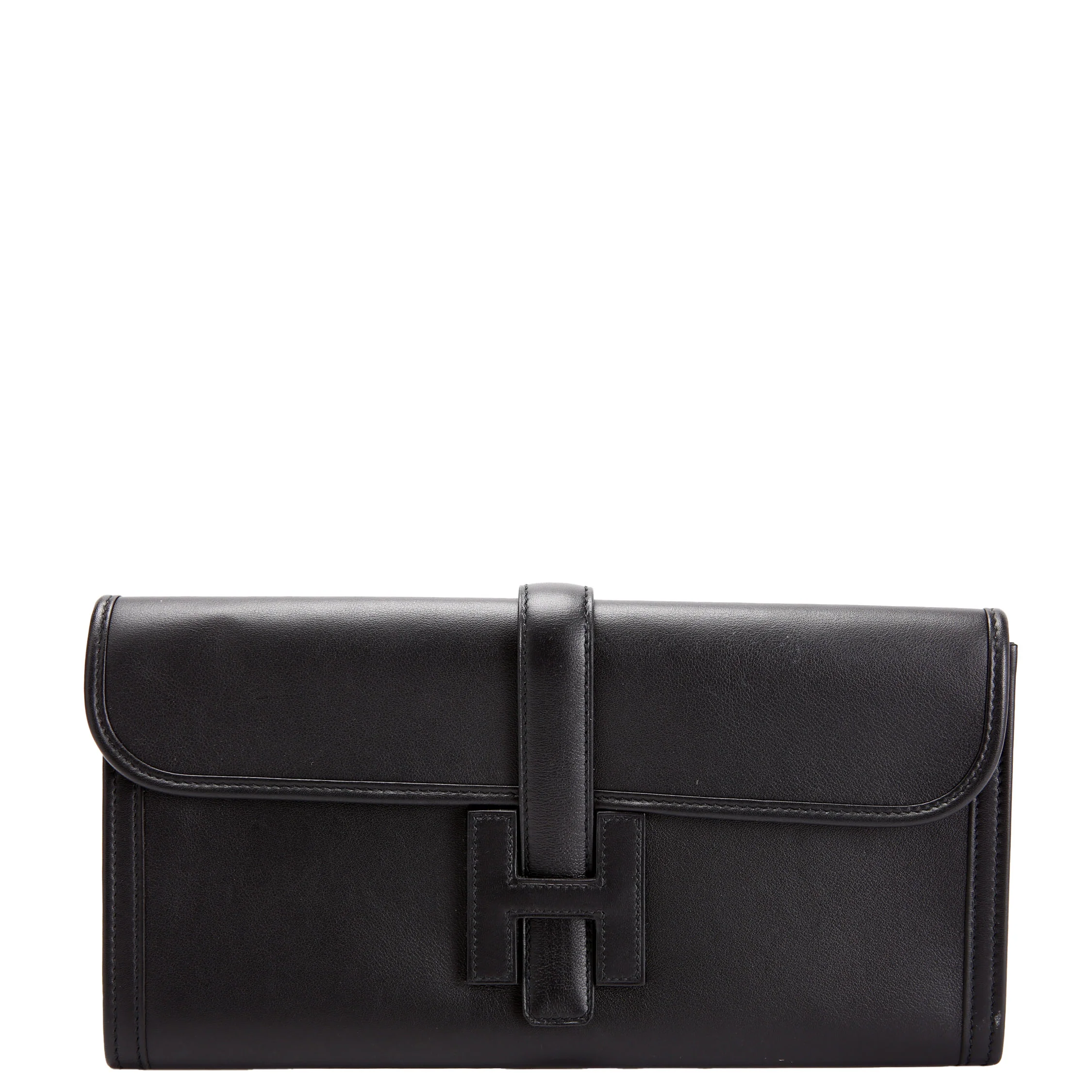 HERMÈS Jige Elan 29 Clutch Swift Black
