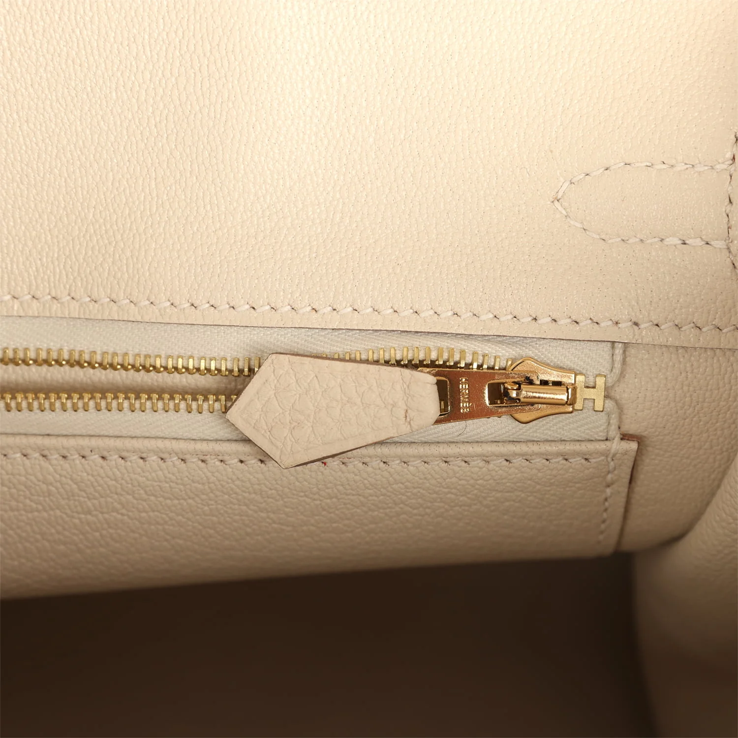 Hermes Birkin 25 Craie Togo Gold Hardware