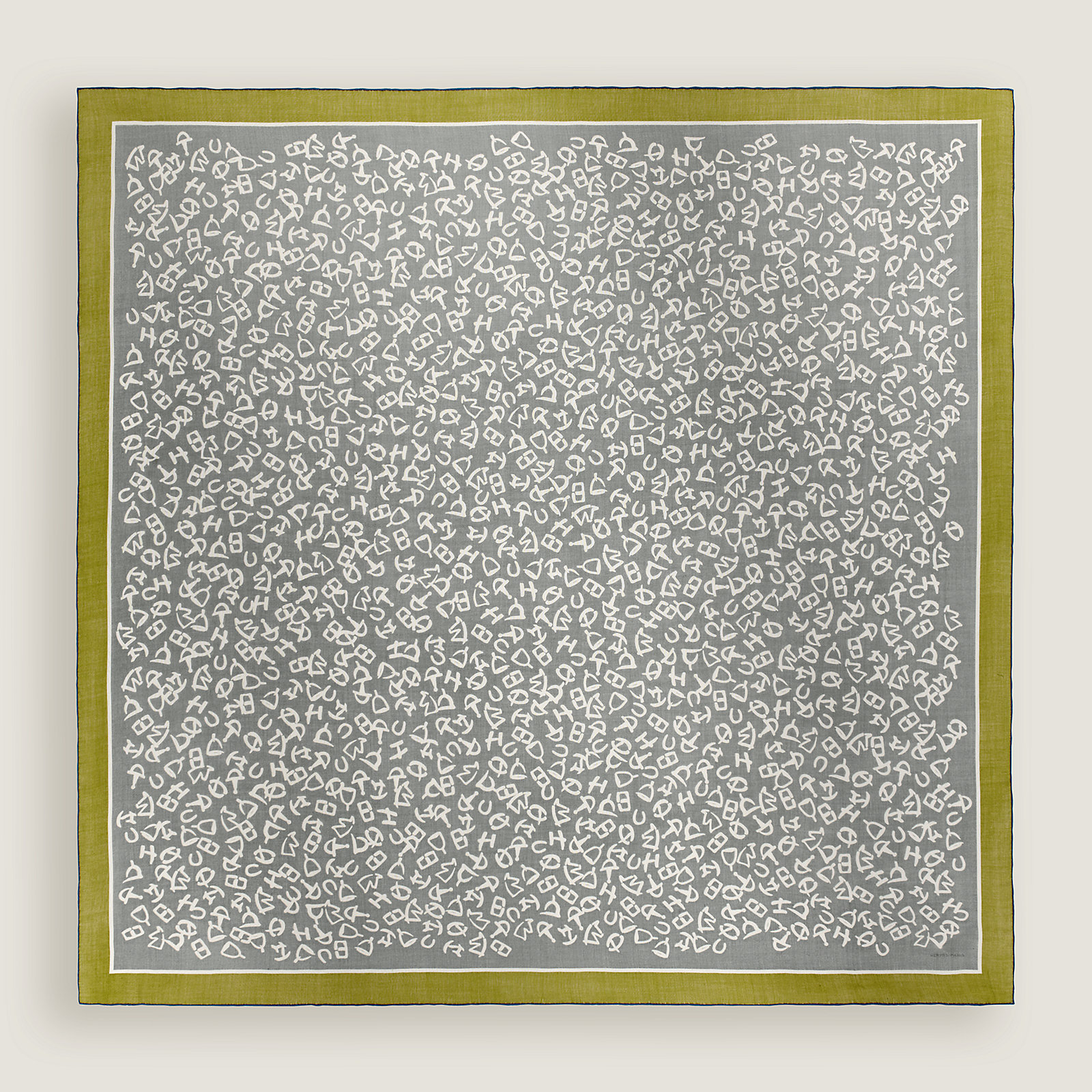 Calligraphie Equestre scarf 140