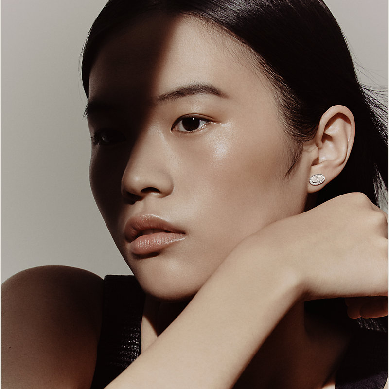 Chaine d'ancre Contour stud earrings