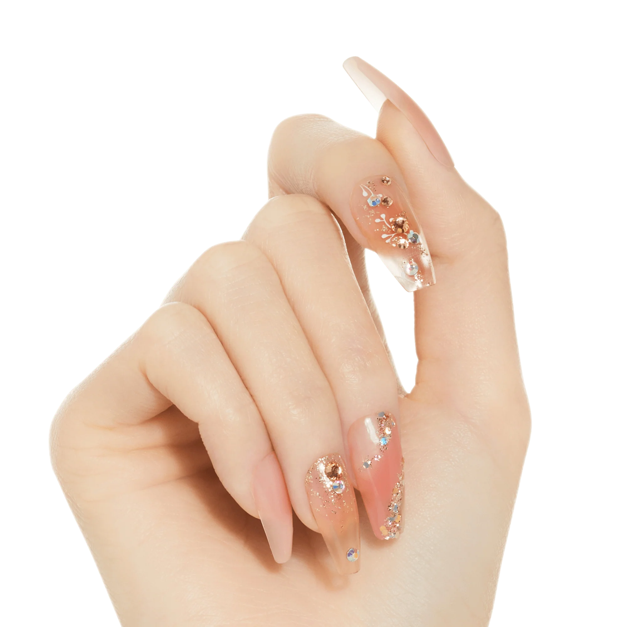 KISS Gel Fantasy Jelly Press On Glue Nails - Jelly Cat