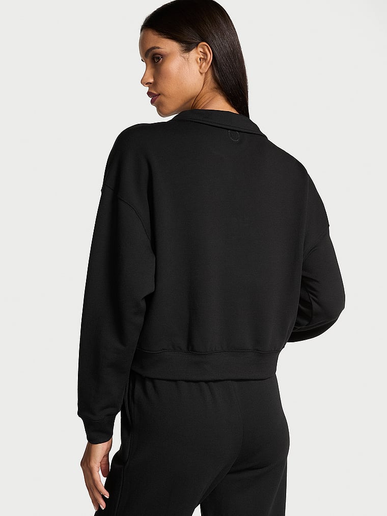 Victoria's Secret Brushed Modal Fleece Collared Pullover