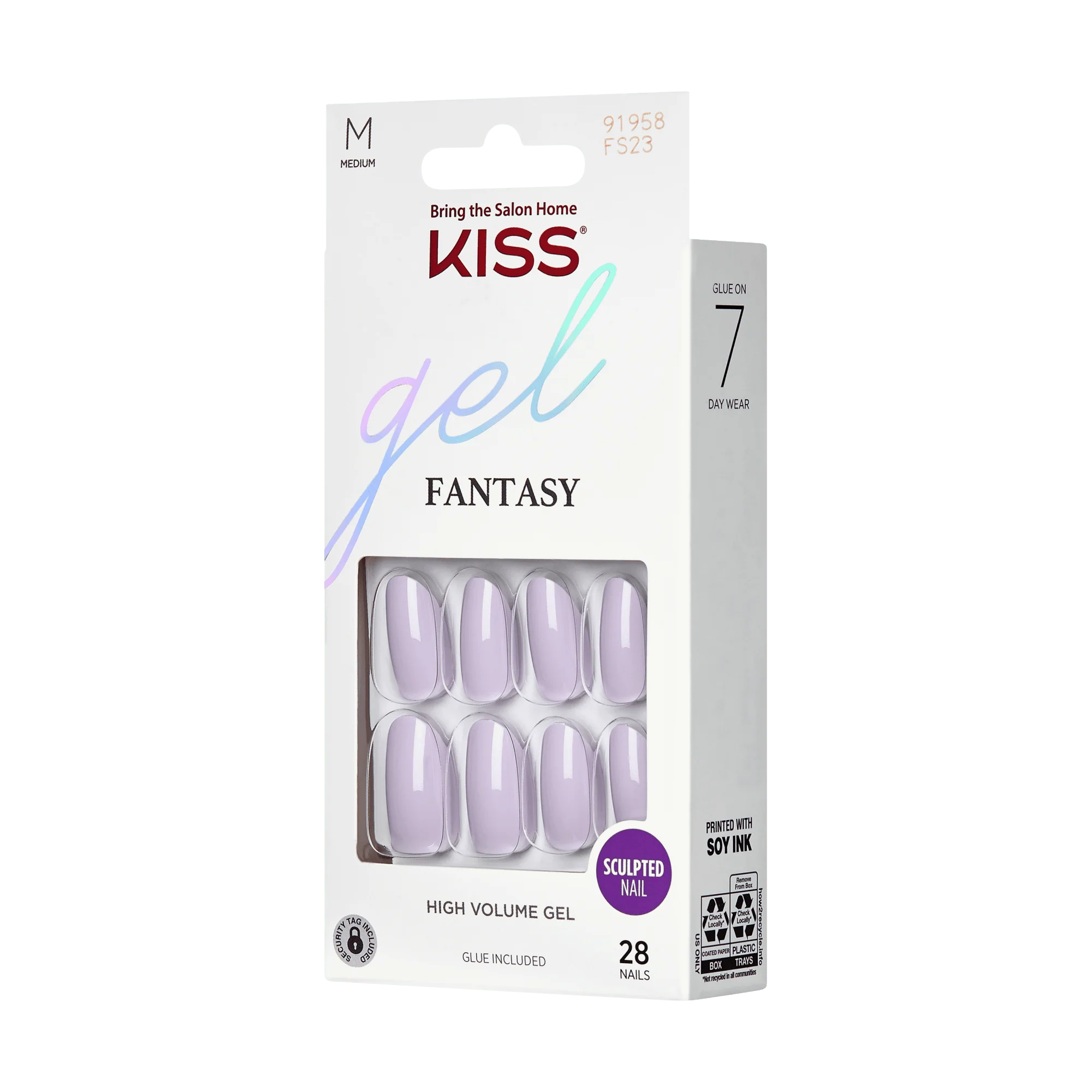 KISS Gel Fantasy Press On Glue Nails - Can Love Better
