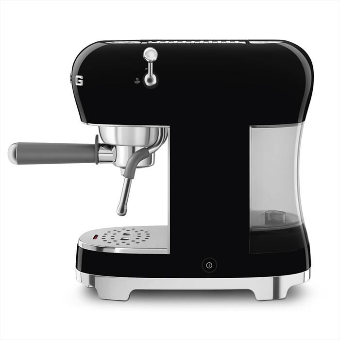 SMEG - Macchina da Caffè Espresso 50's Style - ECF02BLEU-Nero LUCIDO