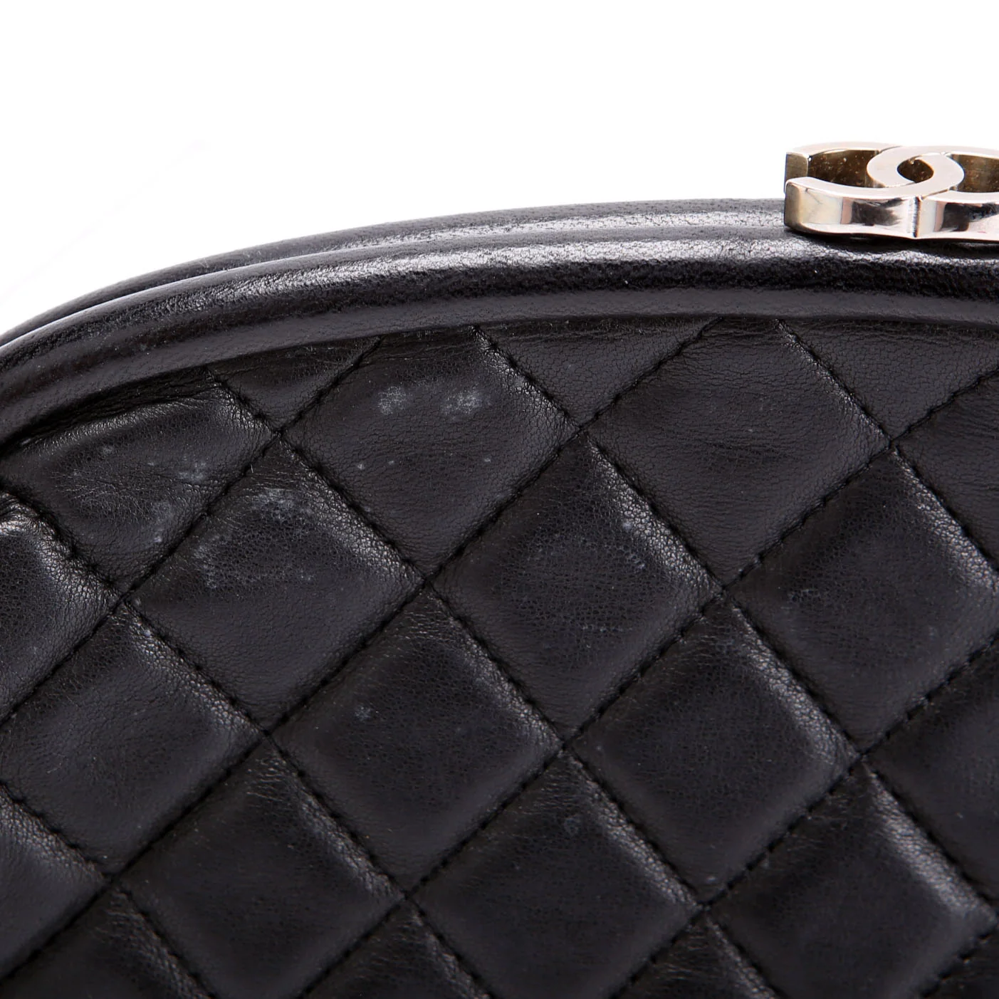 CHANEL Timeless Clutch Lambskin 11M Black