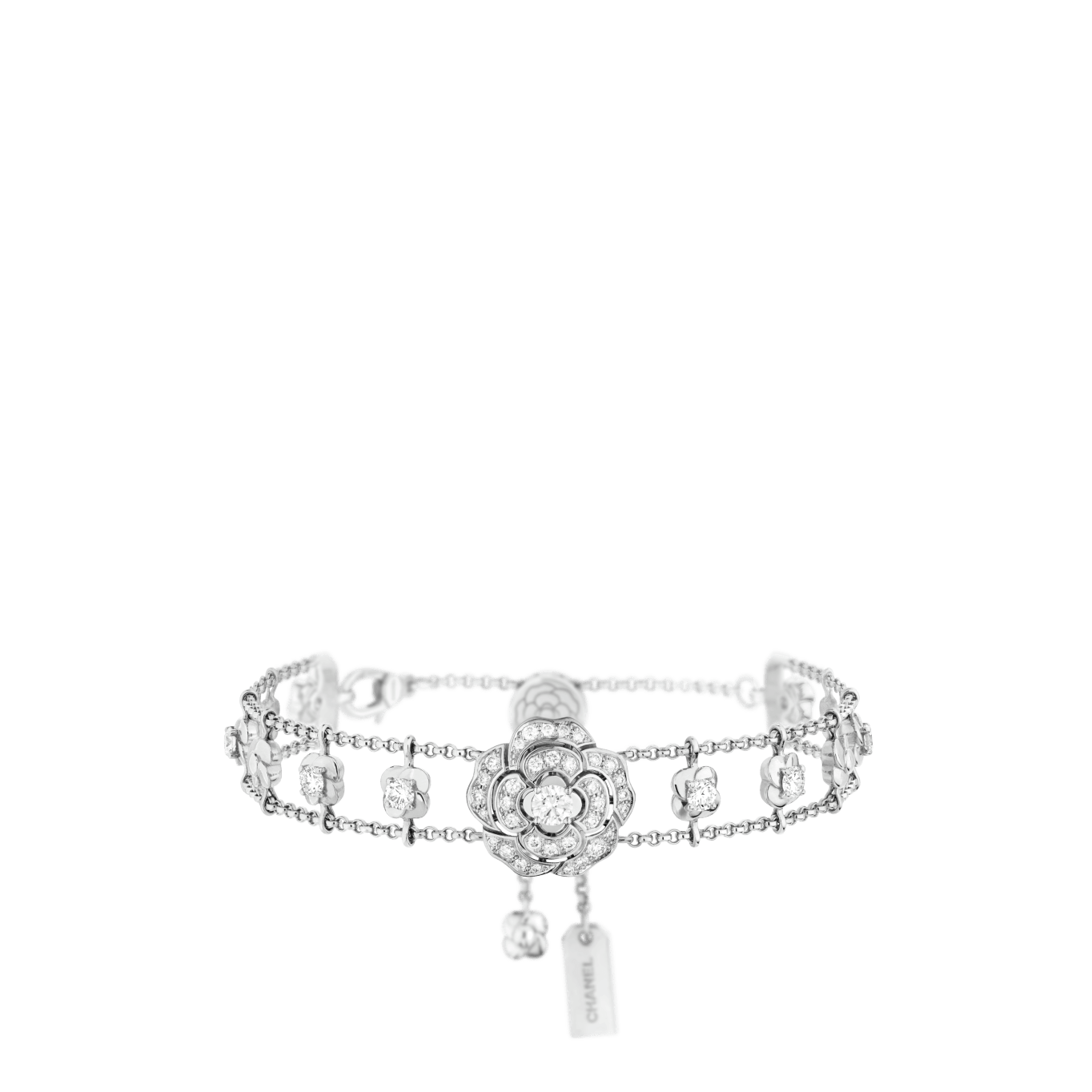 Bouton de Camélia supple bracelet
