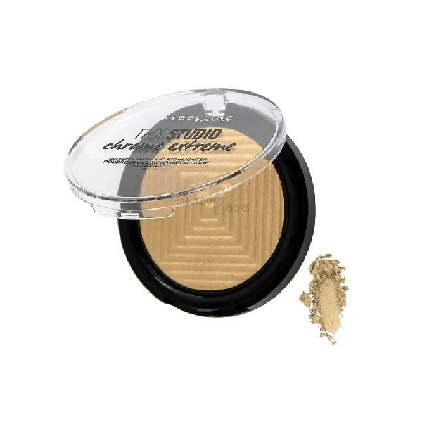 Maybelline Chrome Extreme Intense Metallic Highlighter - 500 Sparkling Citrine
