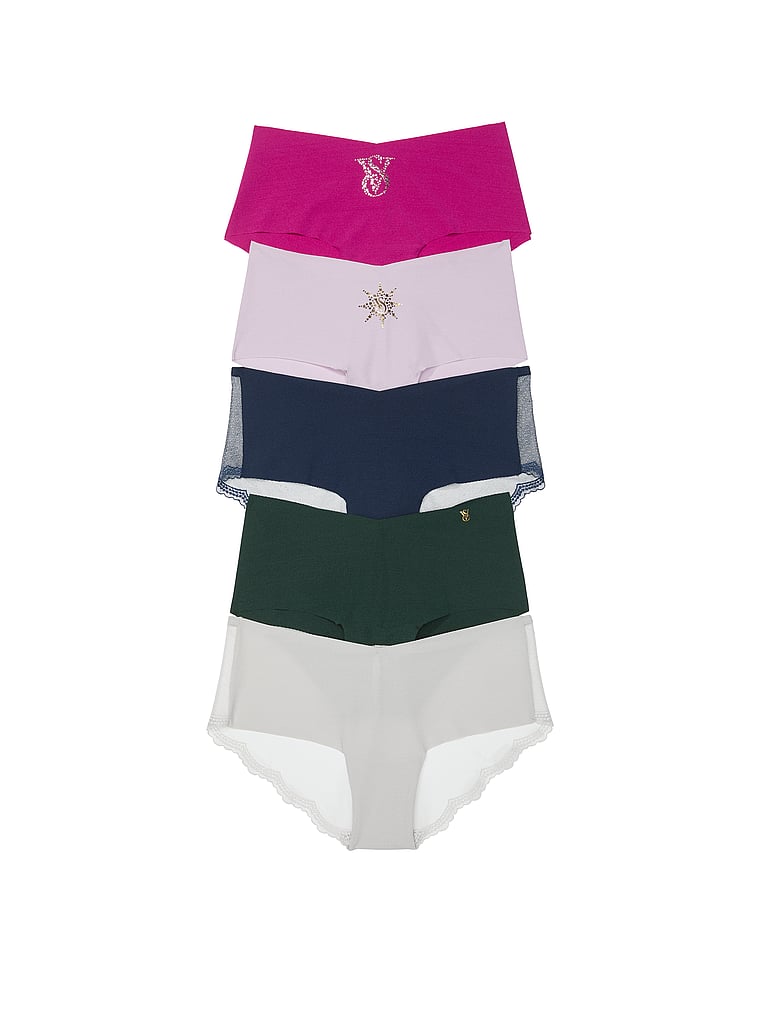 Victoria's Secret 5-Pack No-Show Cheeky Panties Smooth