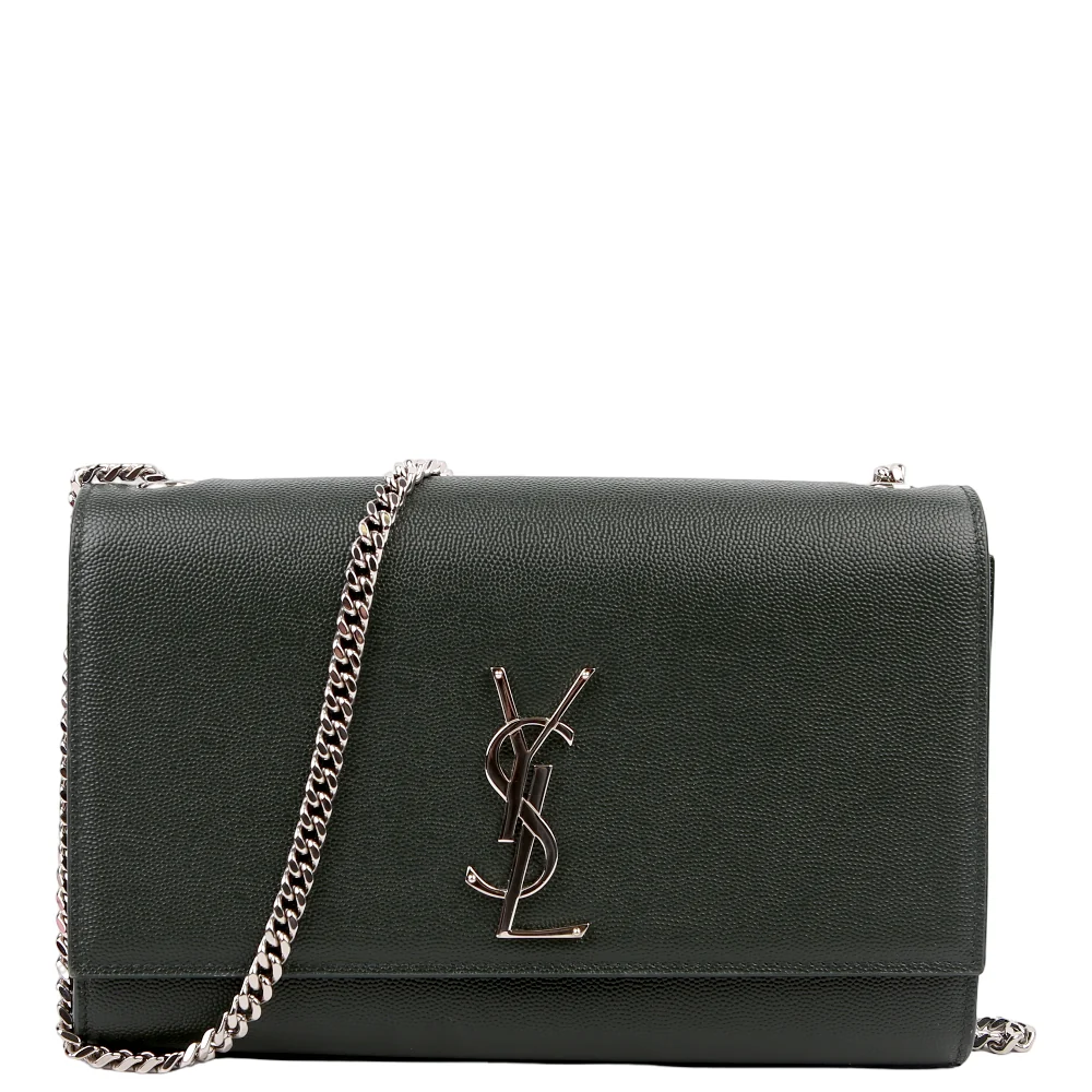 Kate Satchel Grain Medium Green 364021