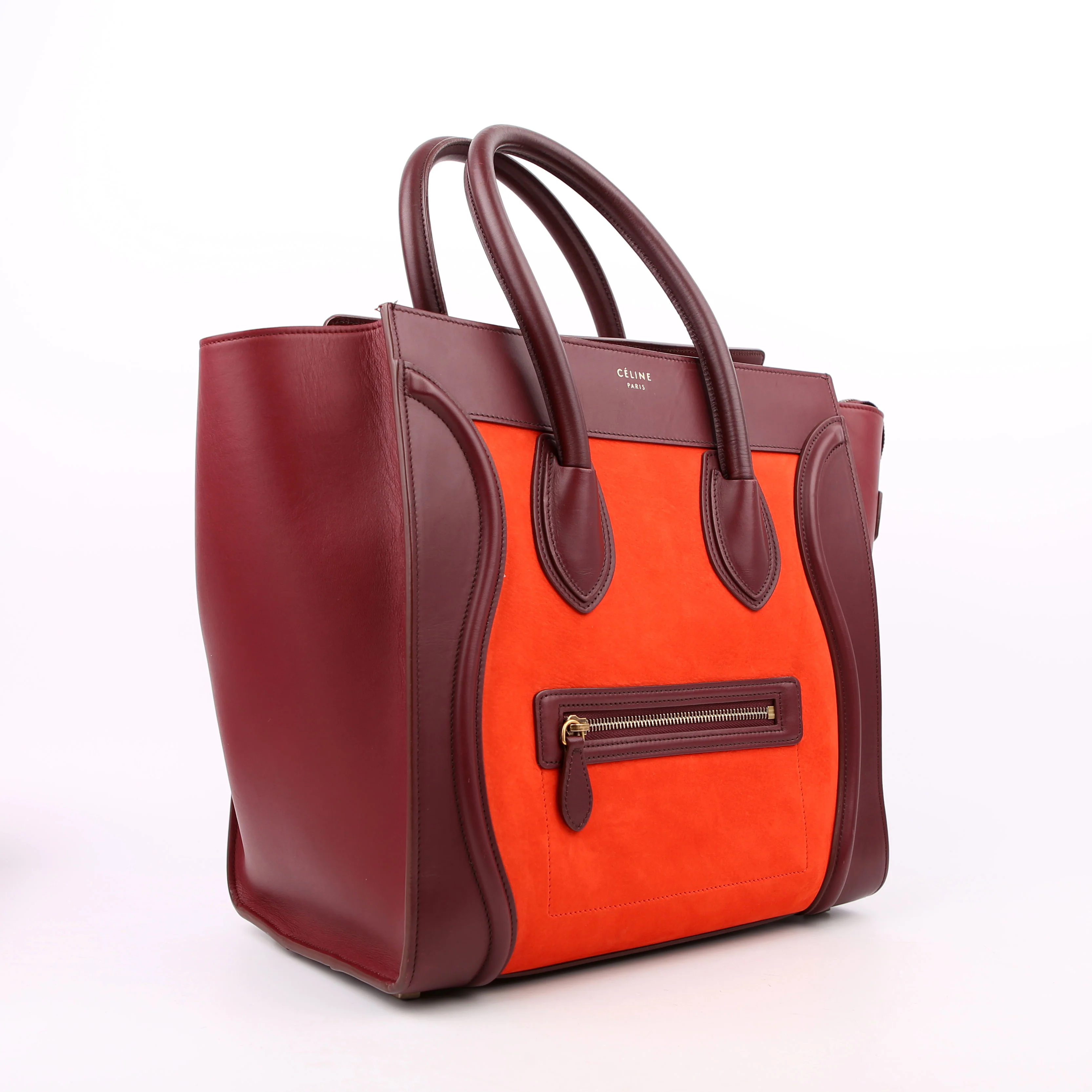 Luggage Mini Burgundy/Orange
