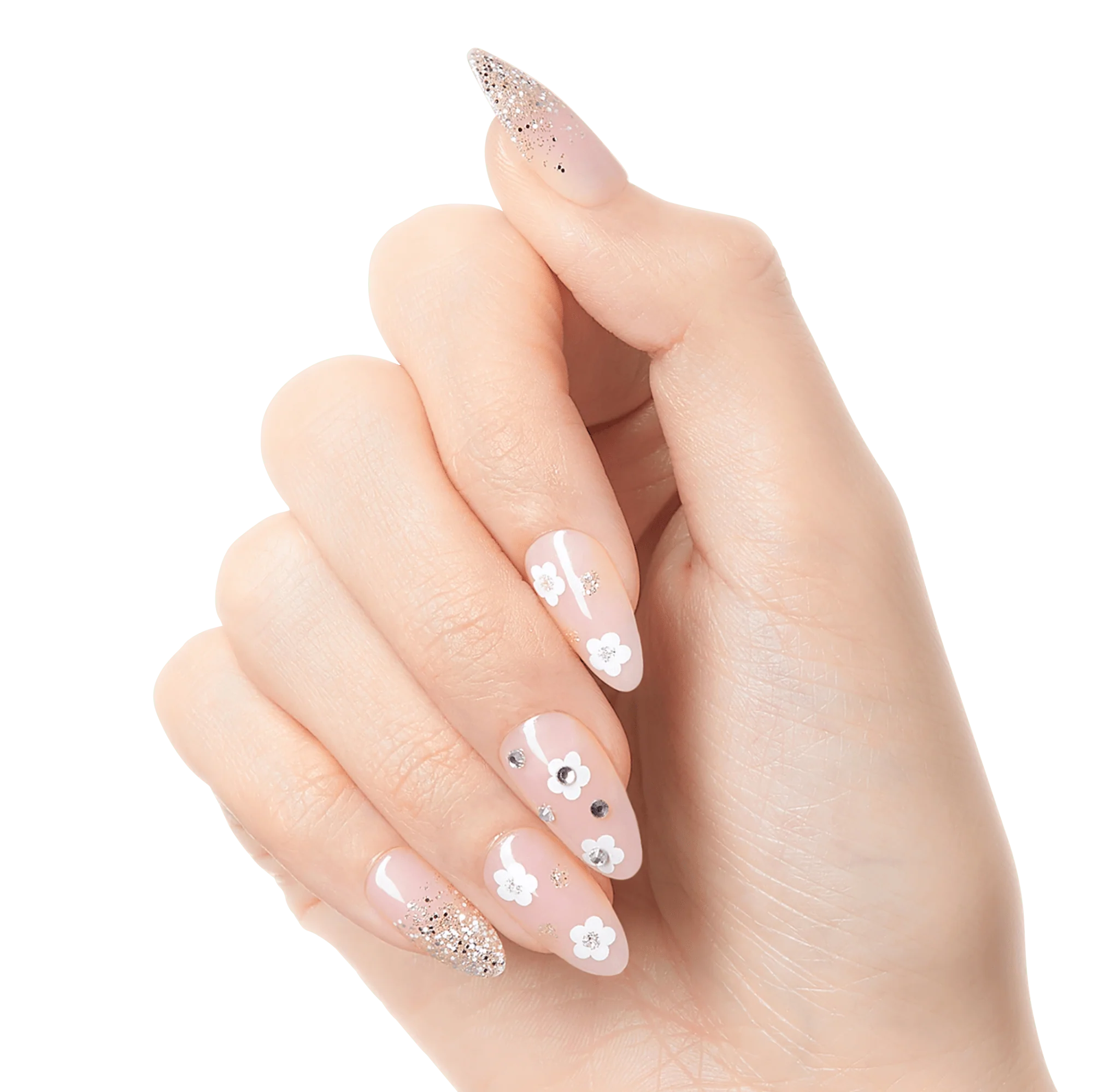 KISS Classy Premium Press On Glue Nails - Gleamin