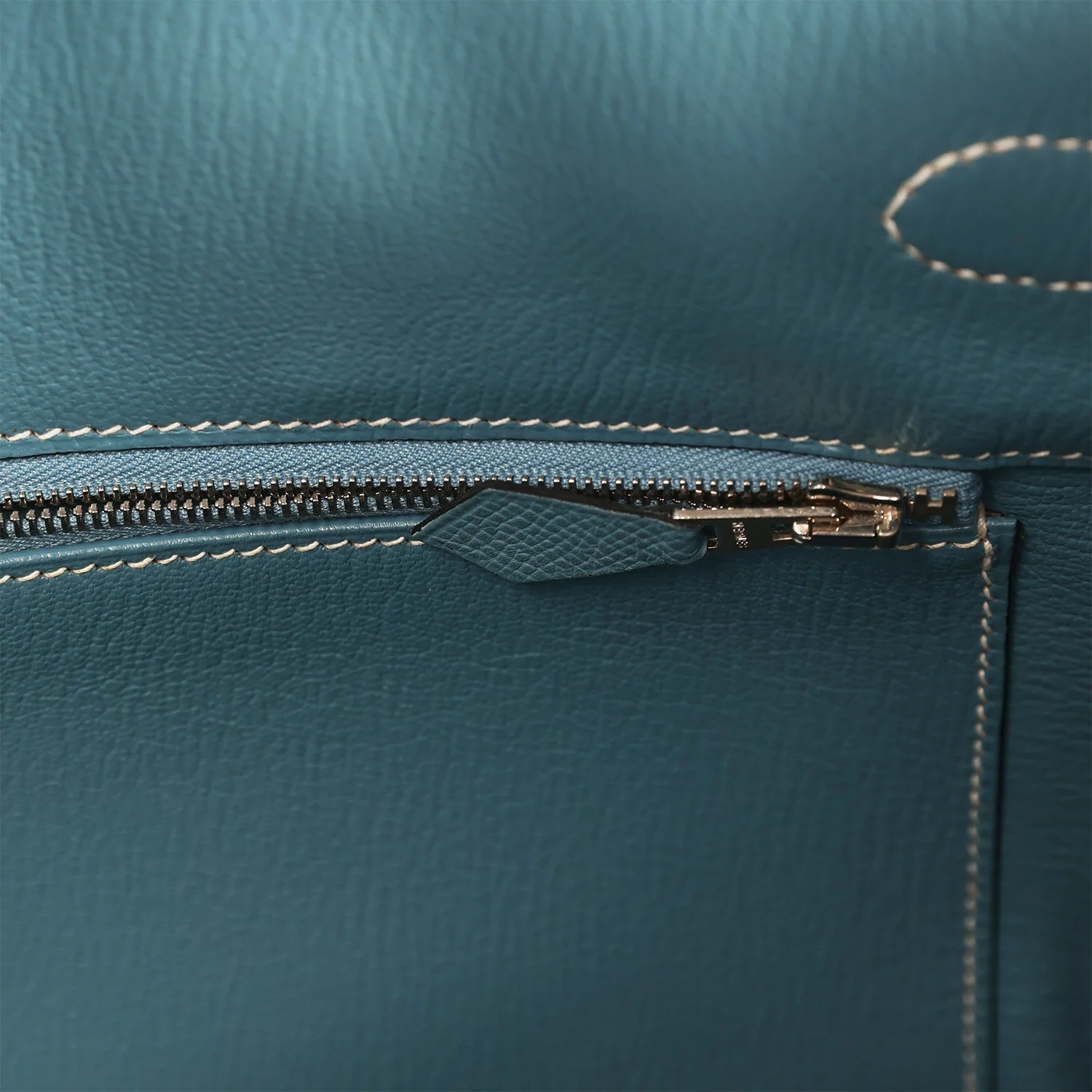 Hermes Birkin 35 Blue Jean Epsom Palladium Hardware