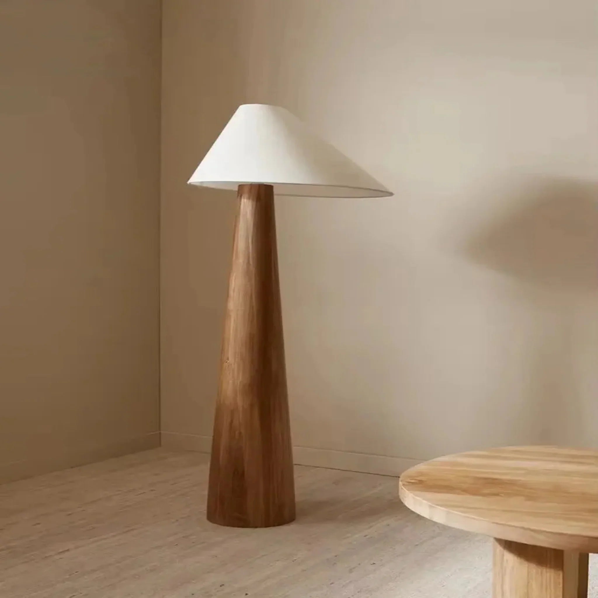 Solid Wood Floor Lamp