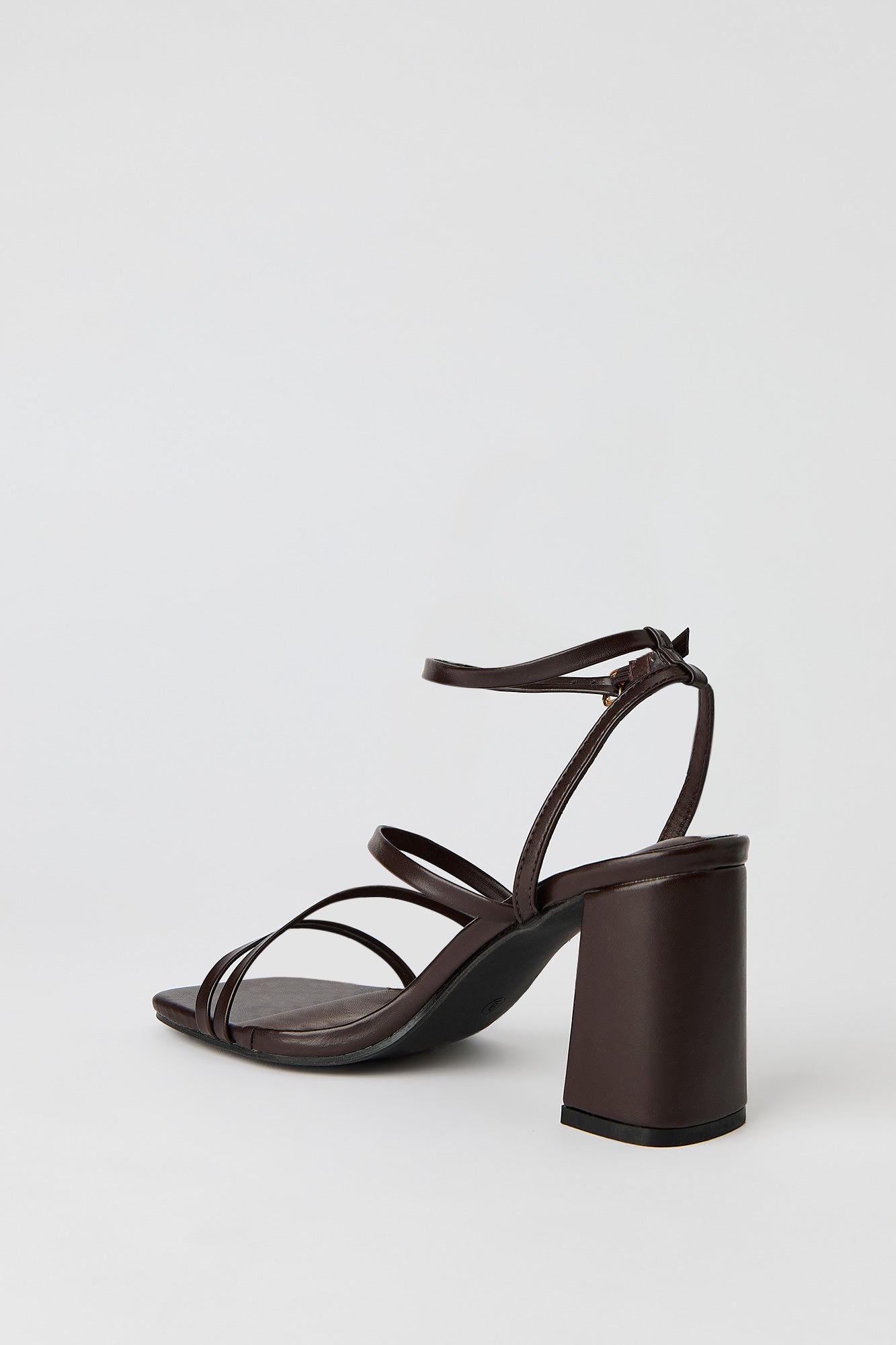 Strappy Ankle Strap Heeled Sandal