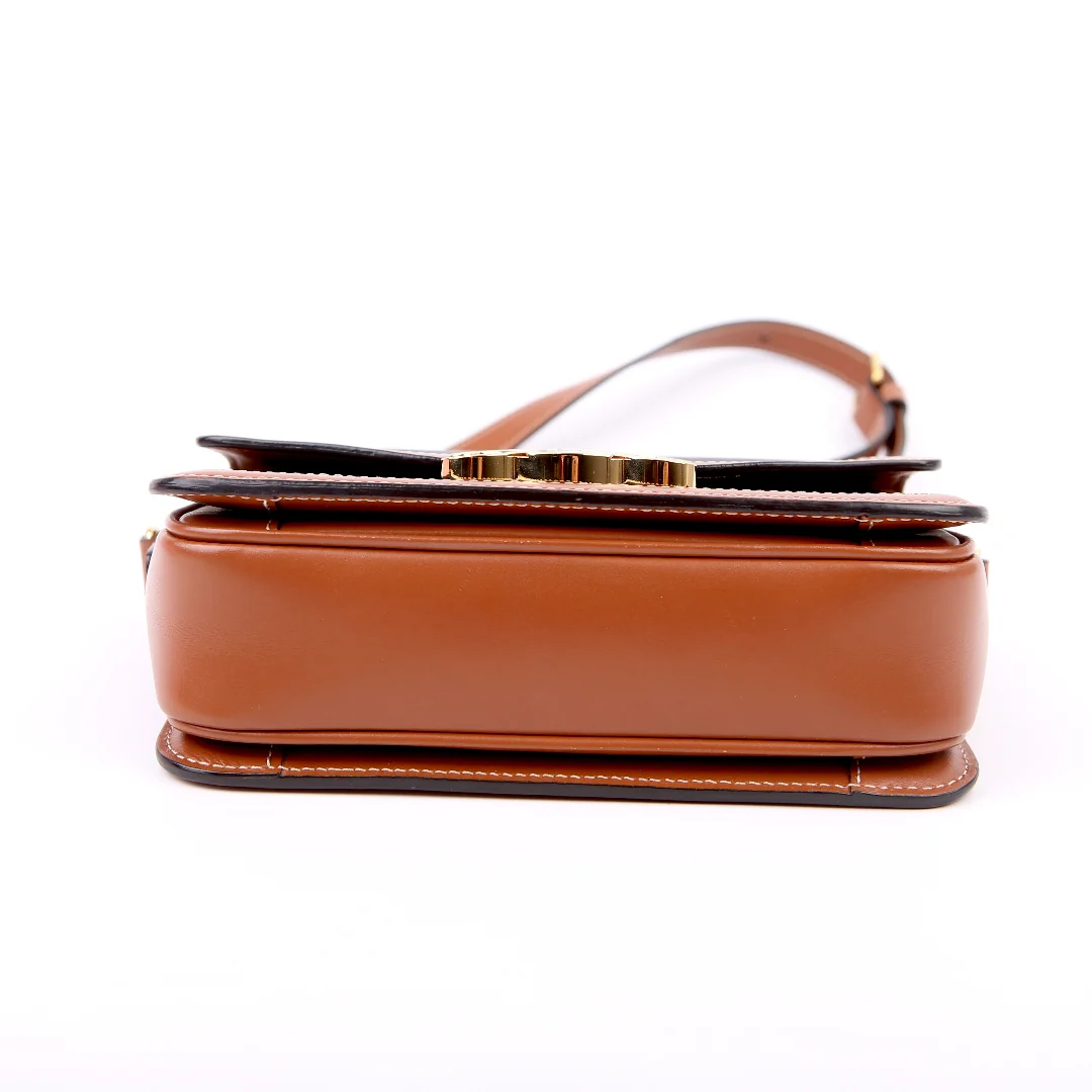 Teen Triomphe Bag Triomphe Canvas/Calfskin Brown