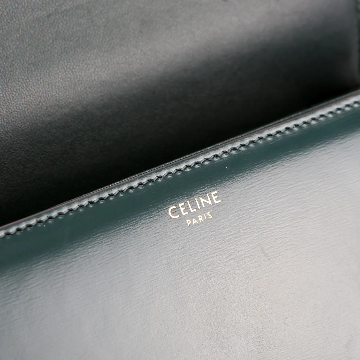 Teen Triomphe Bag Triomphe Calfskin Green