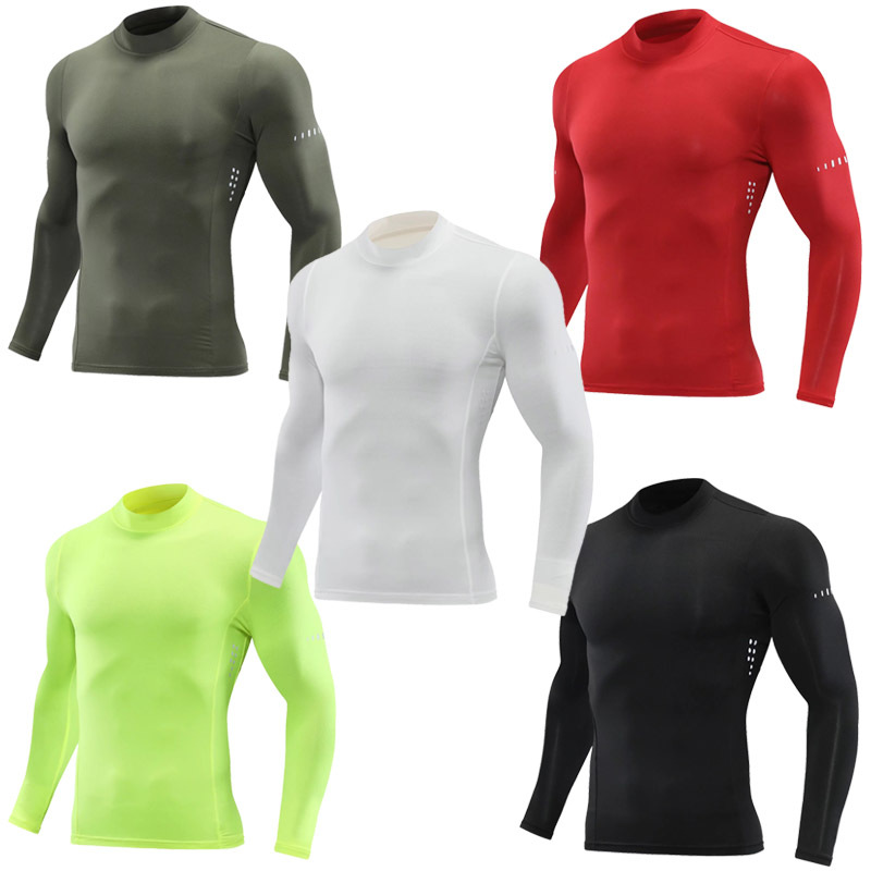 Basketball Football Tennis Base Tight Clothes Men's Quick-drying Training Clothes Children's Long-sleeved T-shirt Sports suit Fitness Clothes