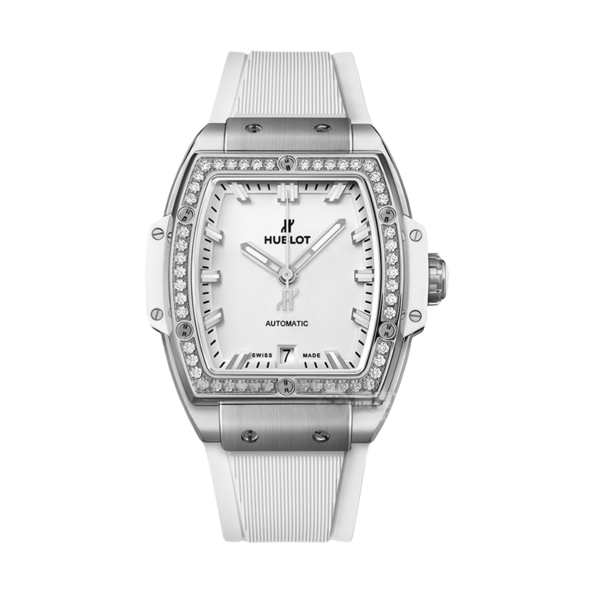 Hublot Spirit of Big Bang 39mm 665.NE.2010.RW.1204 Titanium Diamond Bezel White Dial Fake Replica