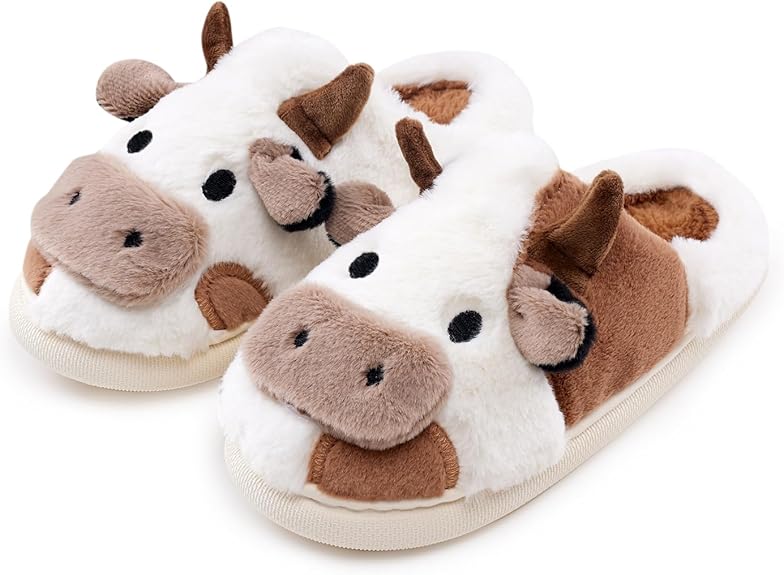 Cow Slippers for Women and Men