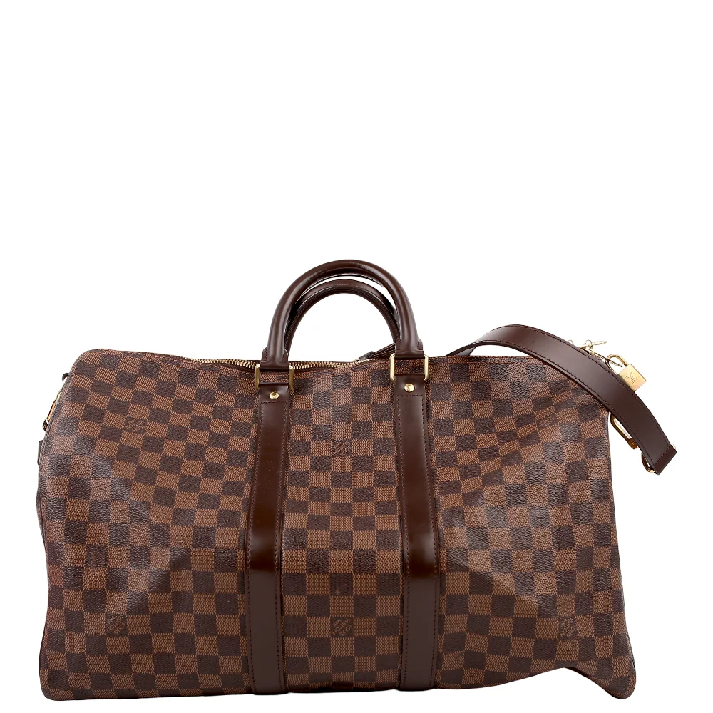 LOUIS VUITTON Keepall 45 Damier Ebene Bandoulière