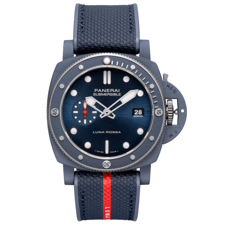 【7A Quality】Panerai Submersible QuarantaQuattro Luna Rossa Ti-Ceramitech™ 44mm PAM01466