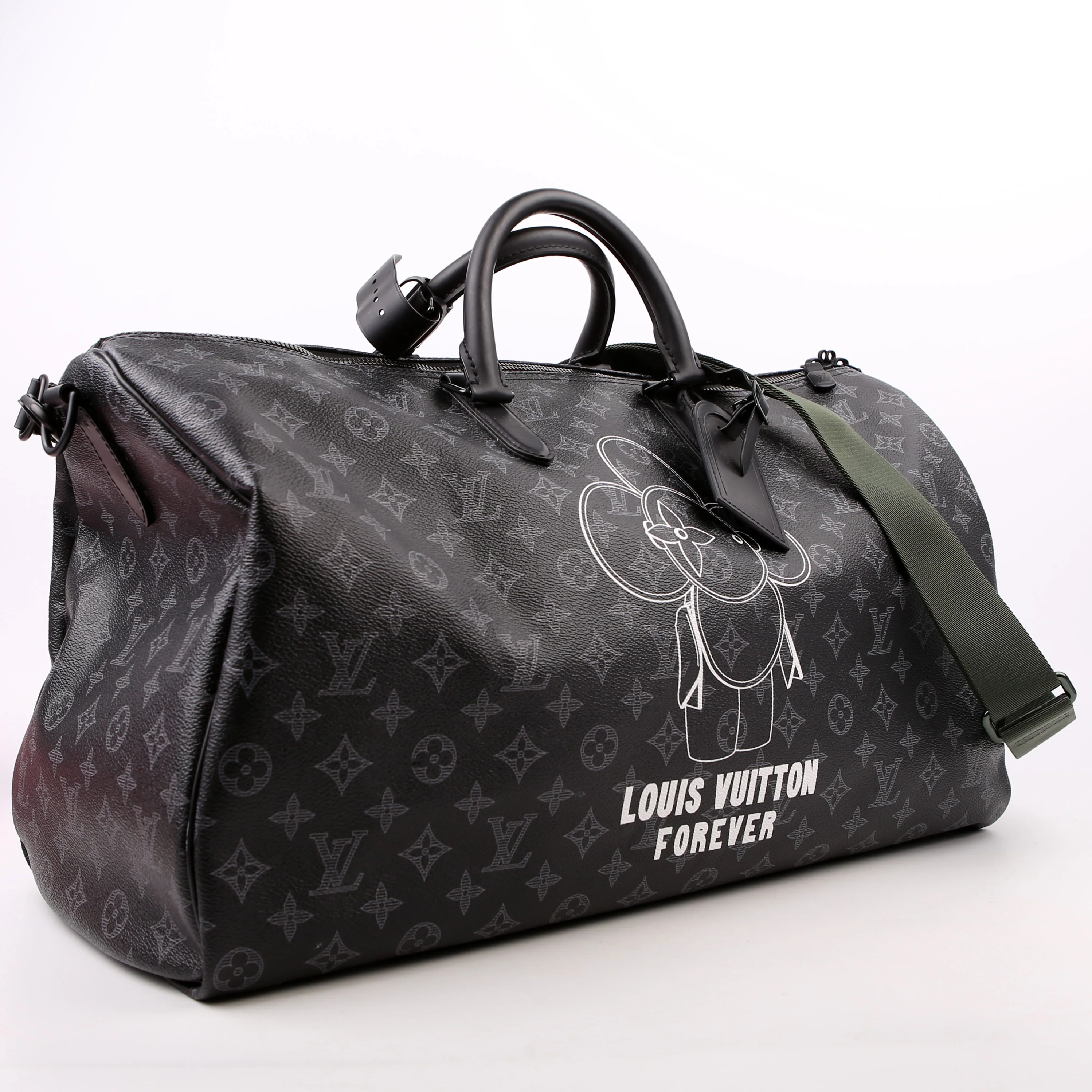 LOUIS VUITTON Keepall 50 Vivienne Monogram Eclipse Bandoulière
