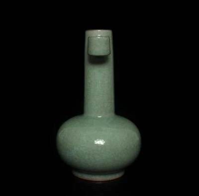 Old Fine Chinese Ru Kiln Vase w/ear