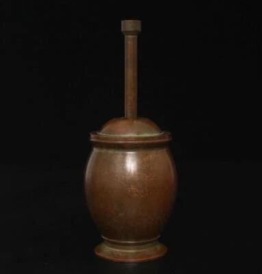 Chinese Bronze Statue Mashing Pestle