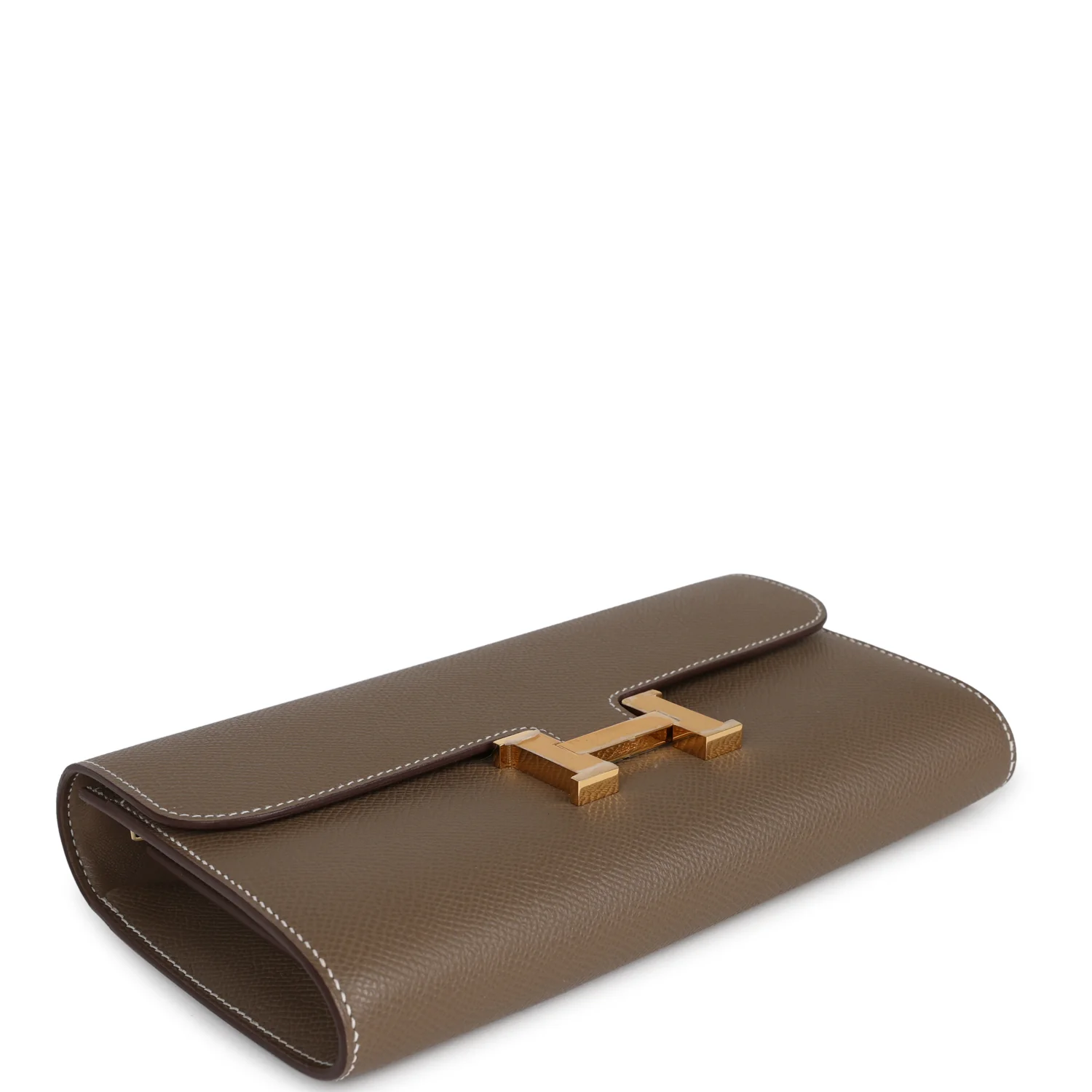Hermes Constance Wallet To Go Etoupe Epsom Gold Hardware