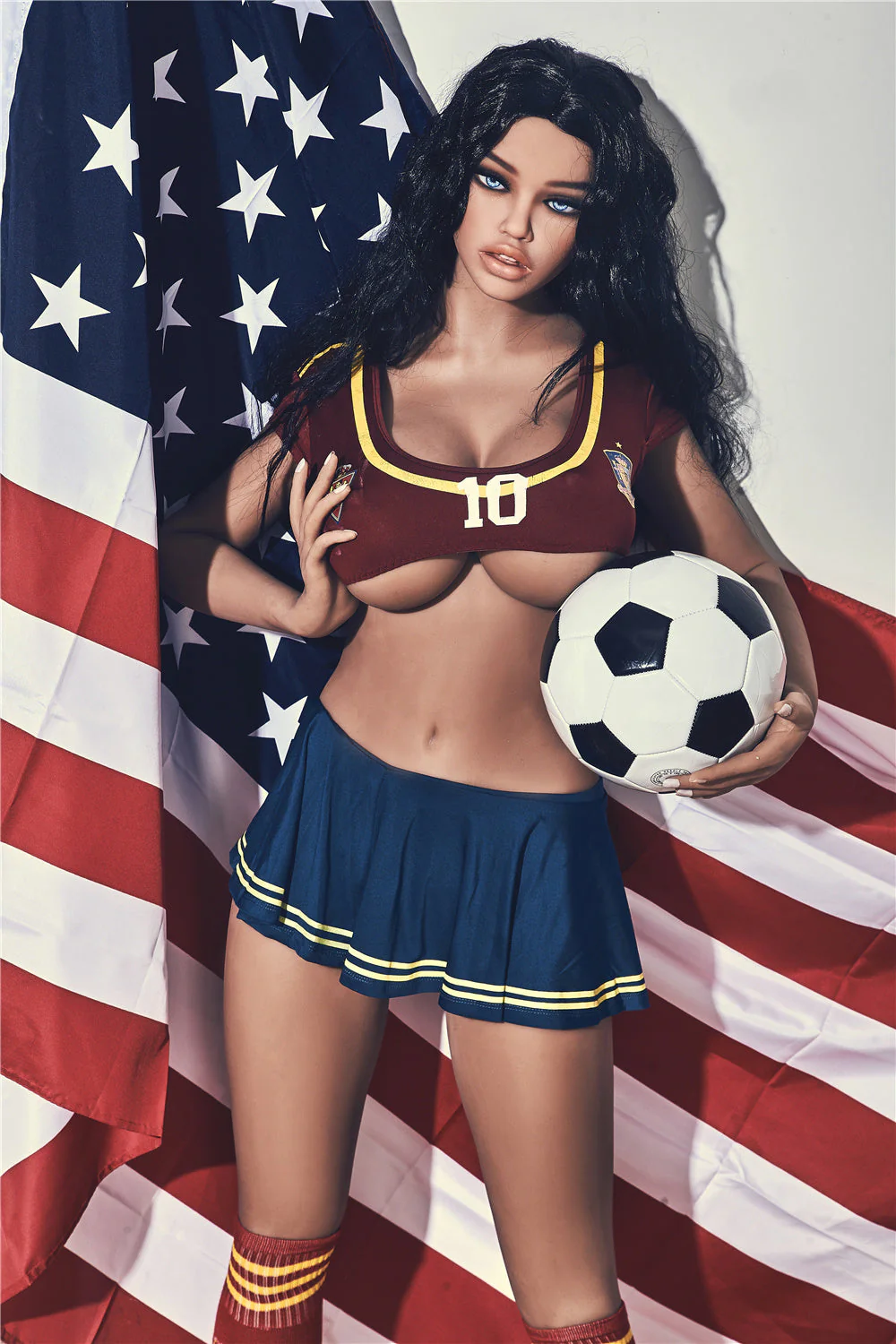 Irontechdoll Juliana 5ft34/ 163cm #56 Head TPE Fullsize Soccer Big Breats Sex Doll