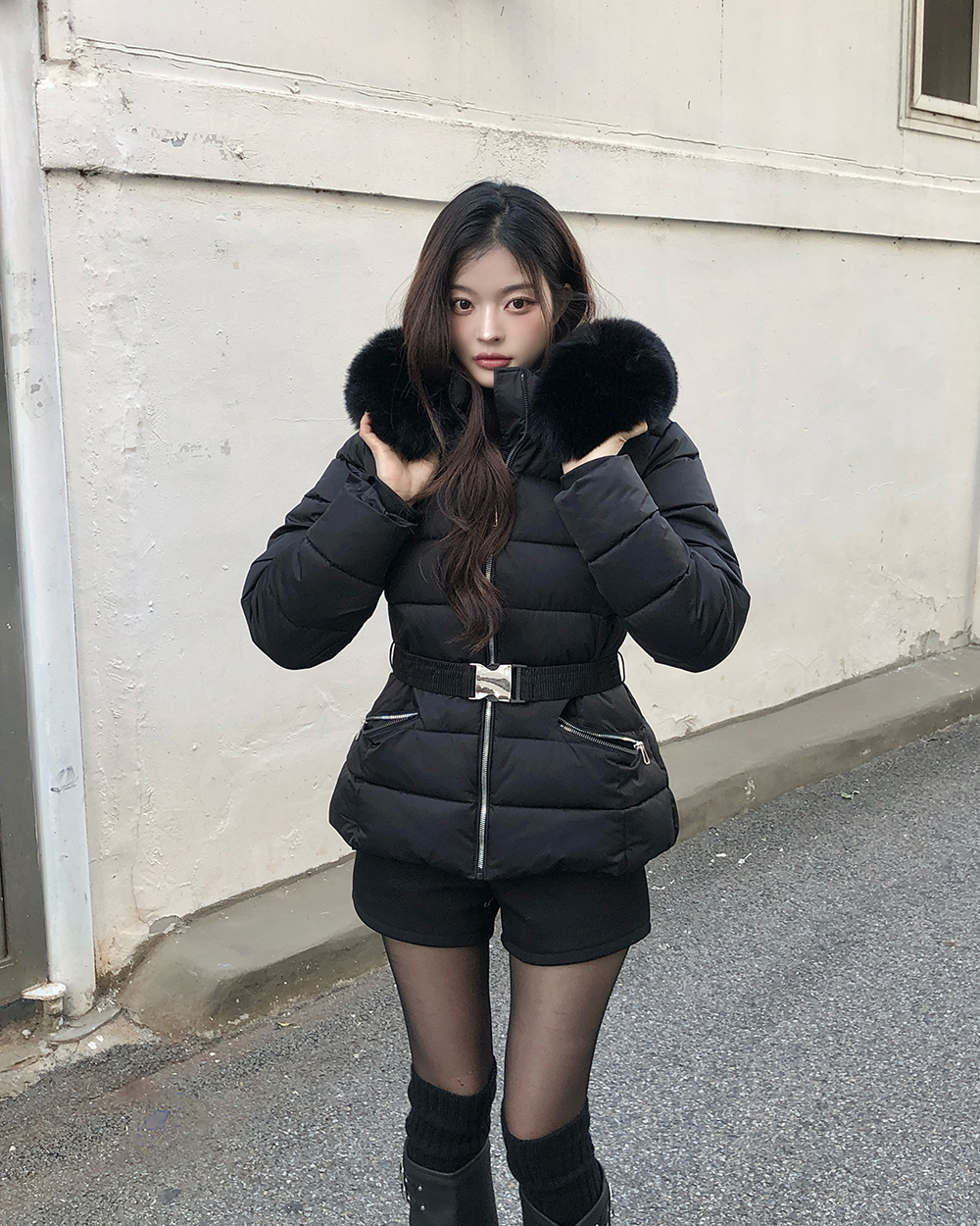 Fashion light luxury coat Korean style winter cotton coat