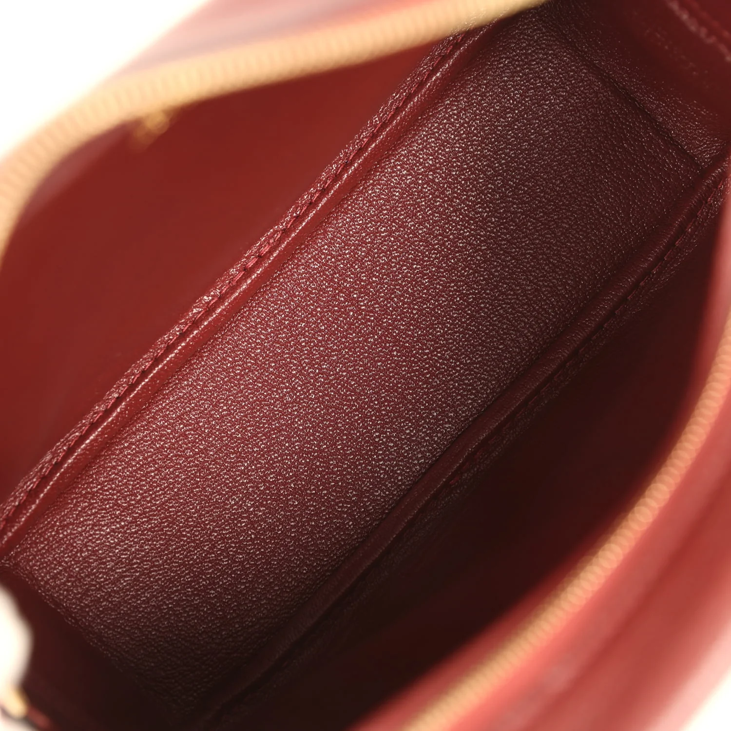 Hermes Mini Plume 21 Bag Rouge H Chèvre Gold Hardware