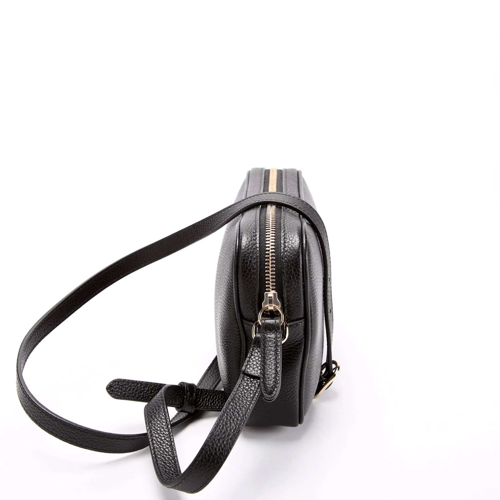 GUCCI 843875 Logo Camera Bag Calfskin Back