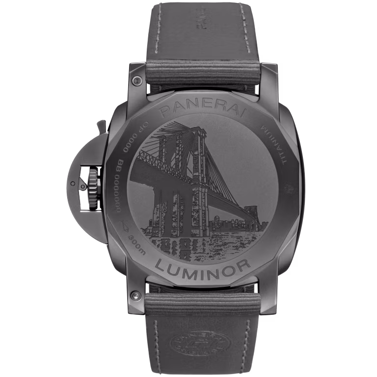 【7A Quality】Panerai  Luminor BiTempo Titanium DLC - New York 44mm PAM01467