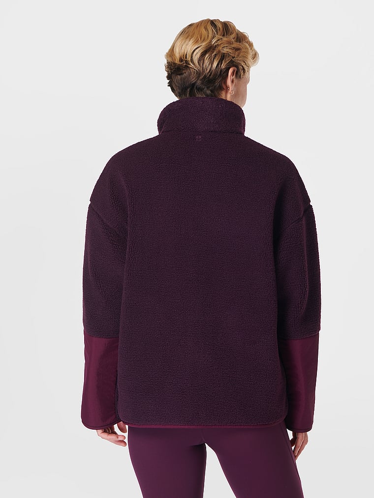 Sweaty Betty Plush Textured Zip-Up Fleece
