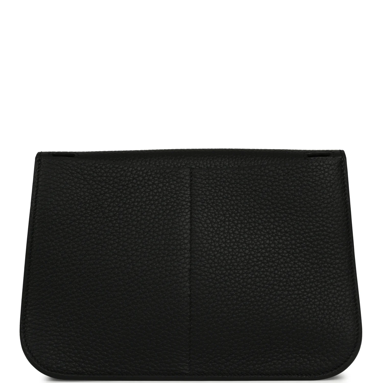 Hermes Halzan 25 Black Clemence Palladium Hardware