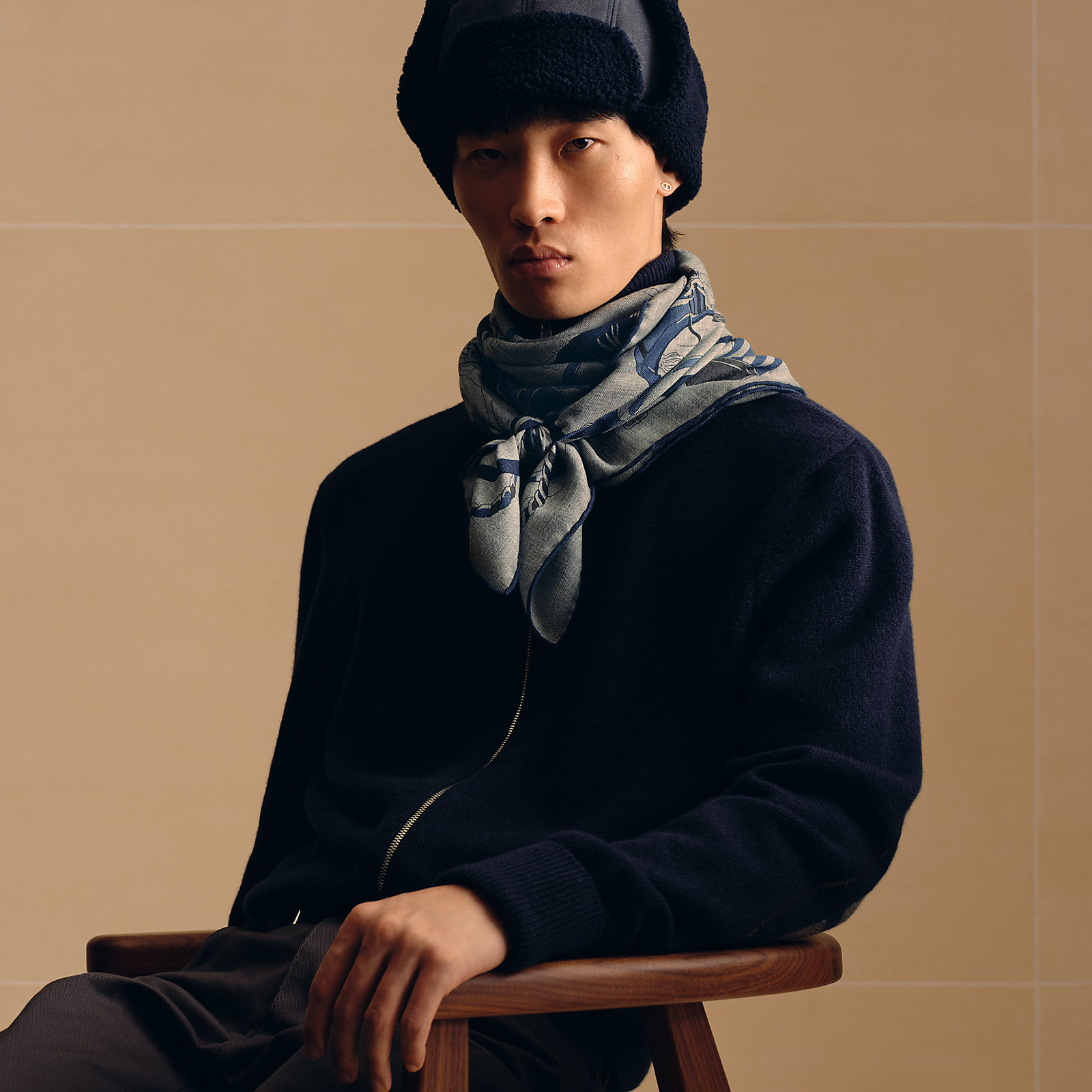 Ronds de Marche scarf 100