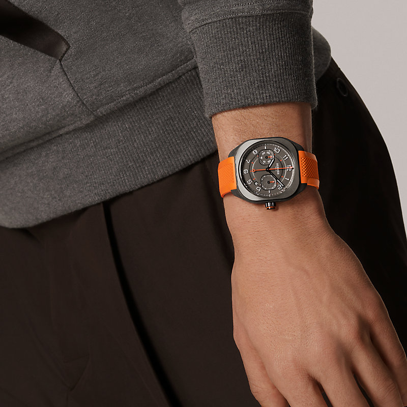 Hermès H08 Chronographe watch, 45 mm