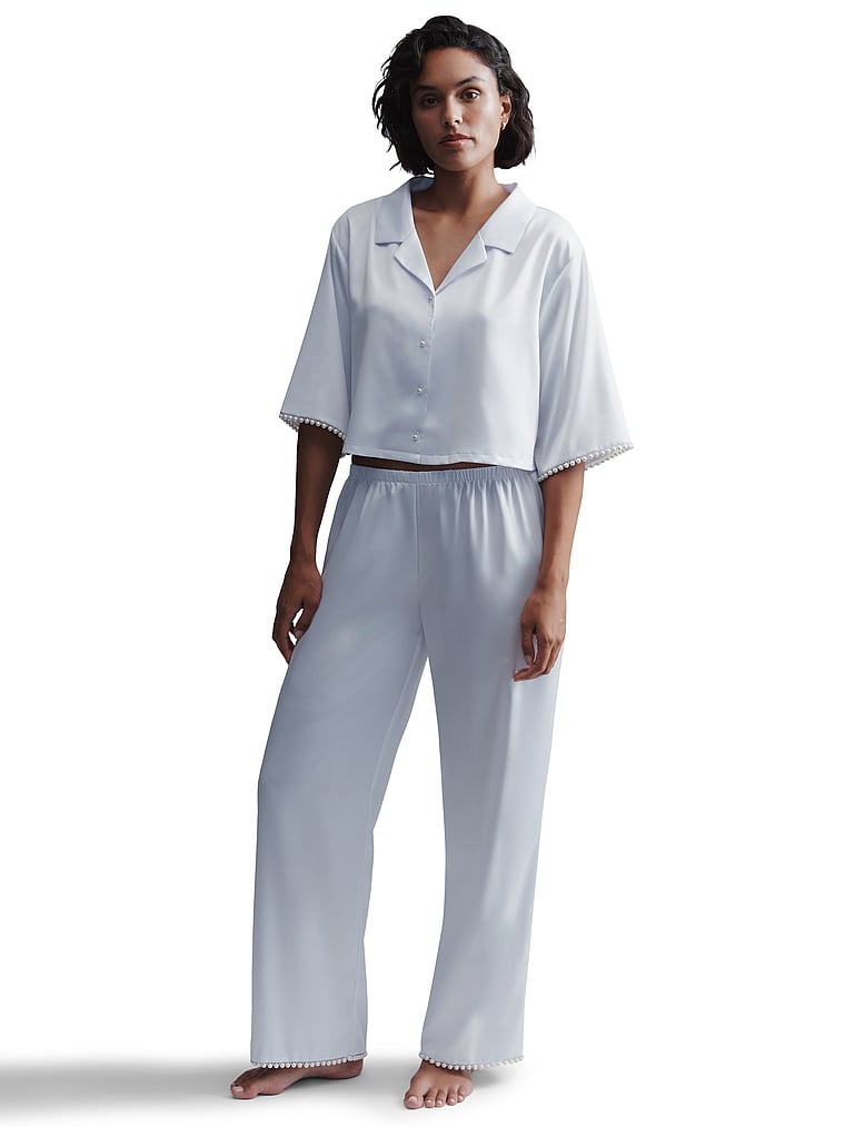 BLUEBELLA Pearl Luxury Satin Shirt
